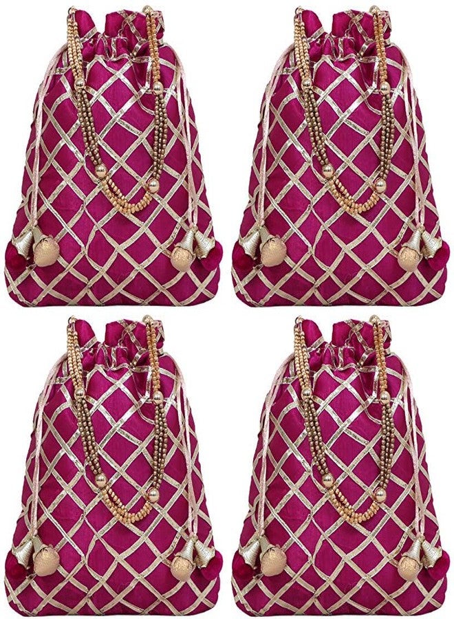 DUCHESS Women Potli Bag (Pack of 4)